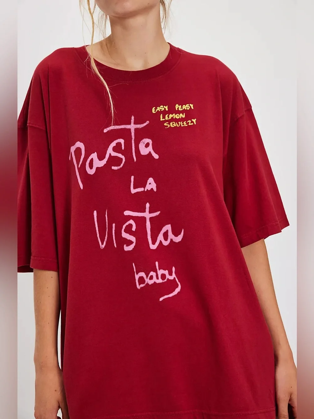 Free People Sabbi Pasta La Vista Tee